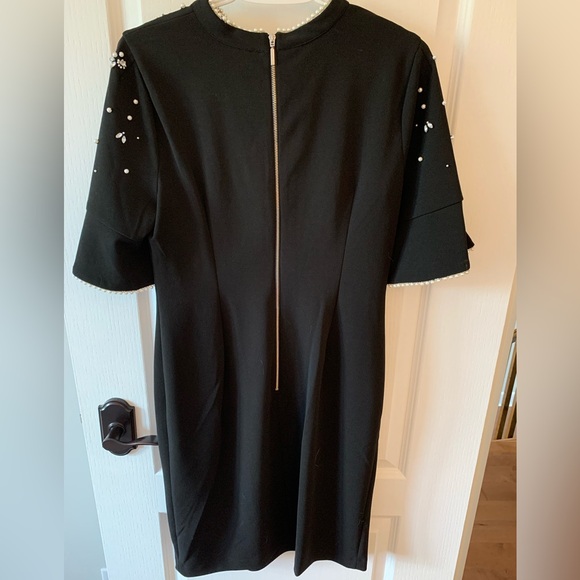 Karl Lagerfeld Pearl and Gem embellished Dress - Picture 5 of 6